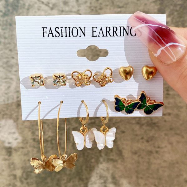 LAST DAY 70% OFF - Fashion Golden Earrings Set (Buy 2 Free Shipping)