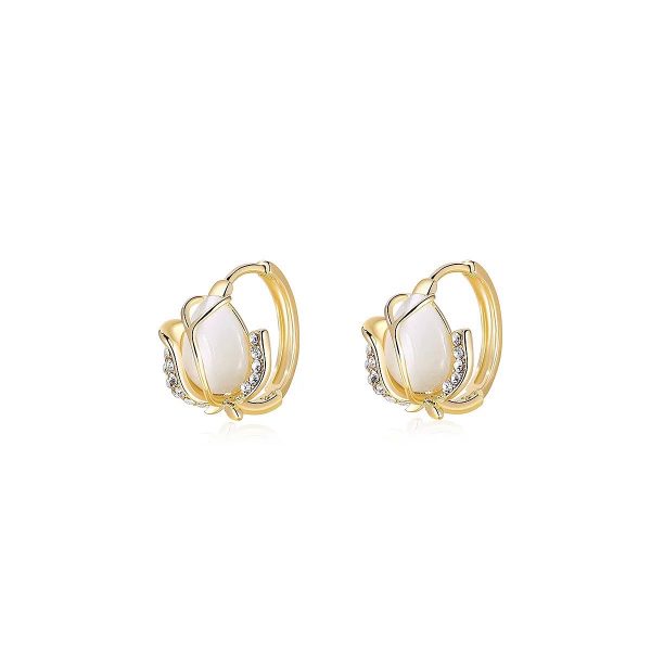 LAST DAY 70% OFF - Elegant Tulip Flower Stud Earrings (Buy 2 Free Shipping)