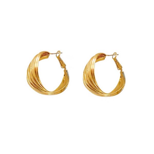 LAST DAY 70% OFF - Twist Irregular Hoop Earrings (Buy 2 Free Shipping)