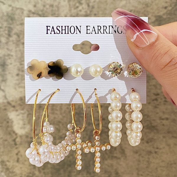 LAST DAY 70% OFF - Fashion Golden Earrings Set (Buy 2 Free Shipping)