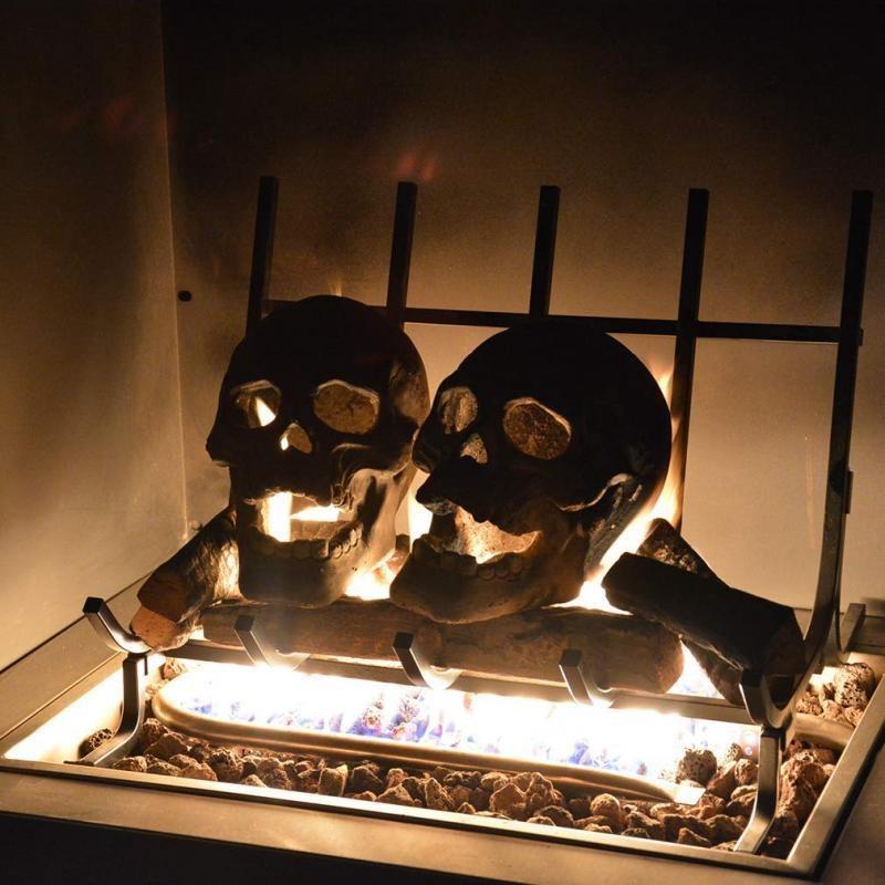🔥Buy 10 Free 5 Halloween Flash Sale-Terrifying Human Skull Fire Pit